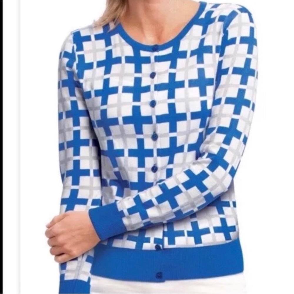 CAbi Frame Cardigan Style 695 Size Small